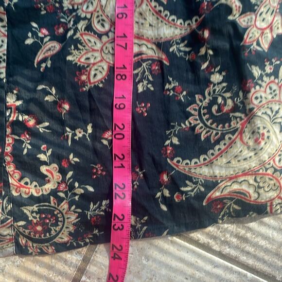 Sezane Meadow Floral Blouse Black Multi - Picture 13 of 16